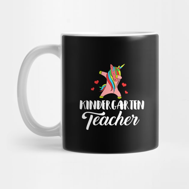 'Dabbing Unicorn' Cute Kindergarten Teacher Gift by ourwackyhome